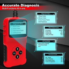 Tester Auto OBD2 cu Ecran LCD Mare V309 — Diagnostice Precise Rapid 🚗💨