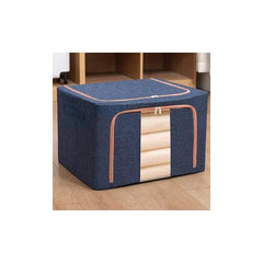 Cutie Depozitare Textilă Pliabilă 100L cu Capac și Fermoar — Organizare Maximă 🧺✨