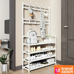 Cuier Multifunctional Ergonomic cu Rafturi pentru Încălțăminte — Organizare Eficientă 🏠👗