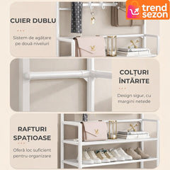 Cuier Multifunctional Ergonomic cu Rafturi pentru Încălțăminte — Organizare Eficientă 🏠👗