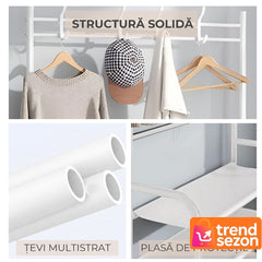 Cuier Multifunctional Ergonomic cu Rafturi pentru Încălțăminte — Organizare Eficientă 🏠👗