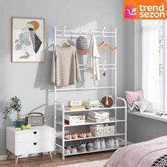 Cuier Multifunctional Ergonomic cu Rafturi pentru Încălțăminte — Organizare Eficientă 🏠👗