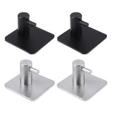 Set 4 Cuiere de Perete din Oțel Inoxidabil — Design Modern și Ușor de Montat 🖤✨