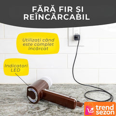 Perie Electrică de Curățare Fără Fir — Eficiență Rapidă 350 RPM ✨🧼