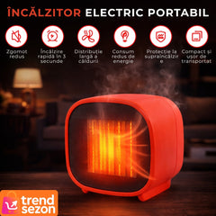 Aeroterma Electrică 3kW cu Termostat — Căldură Rapidă pentru Orice Spațiu 🔥🏠