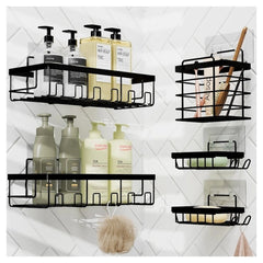 Organizator Duș din Oțel Inoxidabil cu Montaj Rapid — Spațiu Optimizat 🛁✨