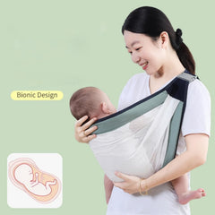 Marsupiu Ergonomic pentru Bebeluși cu Plasă Respirabilă — Confort Maxim! 🌟👶