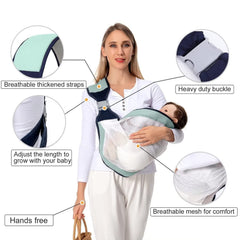 Marsupiu Ergonomic pentru Bebeluși cu Plasă Respirabilă — Confort Maxim! 🌟👶