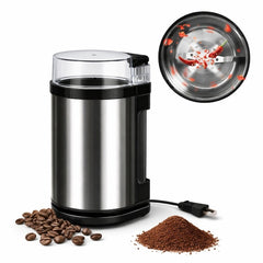 Rasnita Electrica de Cafea cu Cutite Inox 180W — Macinare Rapida si Uniforma ☕✨