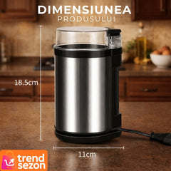 Rasnita Electrica de Cafea cu Cutite Inox 180W — Macinare Rapida si Uniforma ☕✨