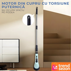 Perie Electrică Rotativă 9 în 1 cu Capete Interșanjabile — Curățenie Ușoară și Rapidă! 🧼✨