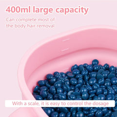 Încălzitor Ceară Multifuncțional cu Capacitate de 400ml — Epilare Ușoară și Rapidă 🌸✨