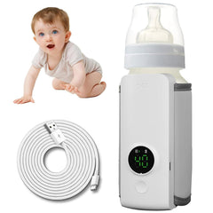 Încălzitor Portabil pentru Biberoane cu 6 Niveluri de Temperatura — Perfect pentru Călătorii 🚼💖
