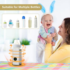 Încălzitor Portabil pentru Biberoane cu 6 Niveluri de Temperatura — Perfect pentru Călătorii 🚼💖