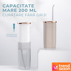 Irigator Dentar Electric Mini Din Inox — Igienă Orala Superioară! 🦷✨