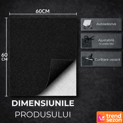 Dale Mocheta Autoadezivă 60x60 cm — Confort și Stil Rapid! 🏠✨