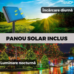 Instalație de Crăciun cu LED-uri 10 m - 8 Jocuri de Lumini Magice ✨🎄
