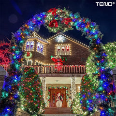 Instalație de Crăciun Liniară Multicolor 15 m cu 200 LED-uri — Magia Sărbătorilor✨🎄