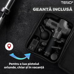 Aparat Profesional pentru Masaj Tip Pistol — Ușurință și Relaxare Instantanee 💆♂️✨