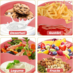 Bol Cereale 3 în 1 cu Separator — Perfect pentru Mic Dejun 🍓🥣