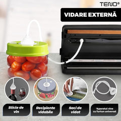 Aparat de Vidat Automat cu Furtun Inclus — Păstrează Prospețimea Alimentelor! 🥦🍖