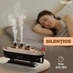 Difuzor Aromaterapie cu Design Nava Croazieră — Crează Atmosferă Relaxantă 🚢✨