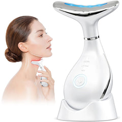 Dispozitiv Anti-Rid pentru Față și Gât cu Incalzire - Lifting Instant! ✨💆♀️