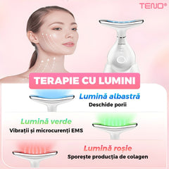 Dispozitiv Anti-Rid pentru Față și Gât cu Incalzire - Lifting Instant! ✨💆♀️