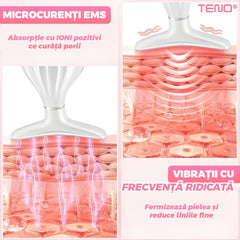 Dispozitiv Anti-Rid pentru Față și Gât cu Incalzire - Lifting Instant! ✨💆♀️