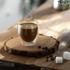 Set 4 Pahare din Sticlă cu Perete Dublu — Eleganță și Termorezistență 🥤✨