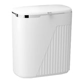 Coș de Gunoi Modern cu Două Moduri de Deschidere — 7 L Alb 🗑️✨