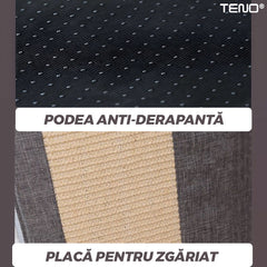 Culcuș Pliabil pentru Pisici cu Antialunecare — Confort și Distracție 🐾🏡