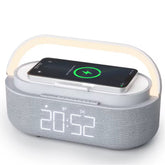 Boxă Portabilă 3 în 1 cu Încărcare Wireless și Iluminare Ambientala — Sunet Clar și Stil Elegant 🎶✨