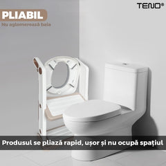 Reductor WC cu Scara Antiderapantă pentru Copii — Siguranță și Confort 🚼✨