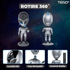 Proiector Extraterestru de Lumini cu Telecomandă — Magie în Camera Copilului 🌌✨