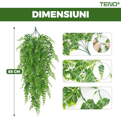 Set 2 Plante Artificiale Iedera cu Aspect Natural — Decor Desăvârșit 🌿✨