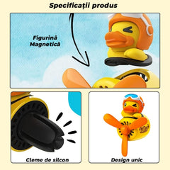 Difuzor Aromaterapie Auto Rățușcă Pilotica — Aromă Fresh cu Extracte Naturale 🦆✨