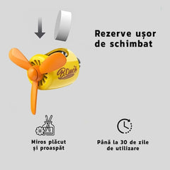 Difuzor Aromaterapie Auto Rățușcă Pilotica — Aromă Fresh cu Extracte Naturale 🦆✨