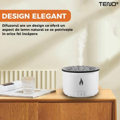Difuzor Aromaterapie Elegant cu LED în 2 Culori — Relaxare și Umidificare 🌿💡