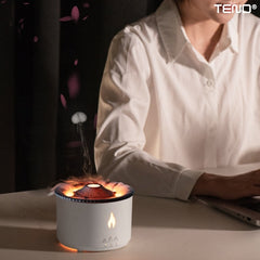 Difuzor Aromaterapie Elegant cu LED în 2 Culori — Relaxare și Umidificare 🌿💡