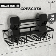 Set 2 Rafturi pentru Baie din Oțel Inoxidabil — Organizare Elegantă 🛁✨