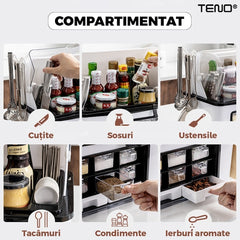 Organizator Multifuncțional pentru Bucătărie — Spațiu Maxim de Depozitare 🍽️✨