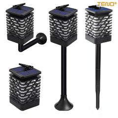 Lampa Solară Tip Flacără Teno® cu Panou Solar — Atmosferă Romantică 🌞🔥