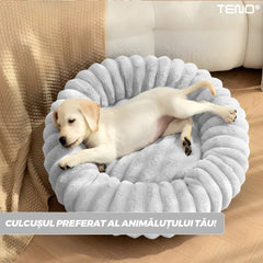 Culcuș pentru Pisici și Câini, Diametru 40 cm — Comfort Suprem 🐾✨