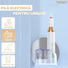 Pila Electrică Profesională pentru Manichiură și Pedichiură — Performanță Wireless 18000 RPM ⚡💅