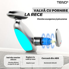 Baterie Chiuvetă cu Cap Retractabil și Iluminare LED — Eleganță Modernă 💧✨
