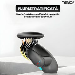 Baterie Chiuvetă Baie cu Iluminare LED și 4 Tipuri de Jet — Stil Modern 🛁✨