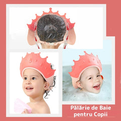 Palarie de Baie Regală pentru Copii — Protecție Maximă împotriva Șamponului 👑💦