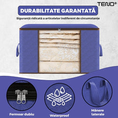 Cutie Depozitare Pliabilă cu Fereastră Transparentă — Organizare Ușoară 💼✨