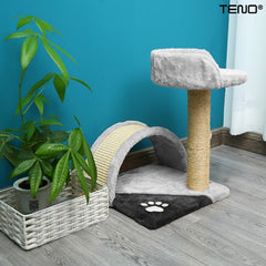 Ansamblu de Joacă Pisici cu Loc de Relaxare 42cm — Confort și Distracție! 🐾✨